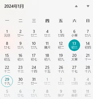 近况·癸卯·腊月